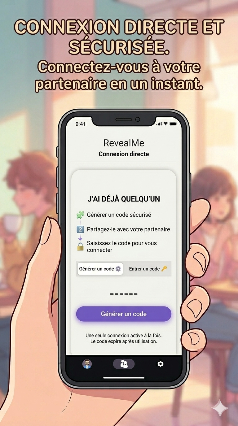 Connexion directe RevealMe